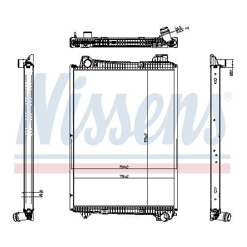 NISSENS K&uuml;hler, Motork&uuml;hlung 606321