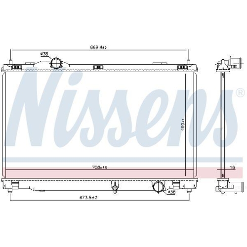 NISSENS K&uuml;hler, Motork&uuml;hlung 646856
