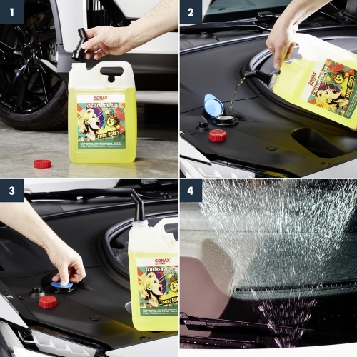 Scheibenreiniger SONAX Scheiben Reiniger Gebrauchsfertig Lemon ROCKS 5 Liter