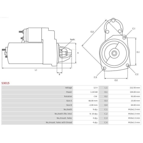 AS-PL Starter Brandneu AS-PL