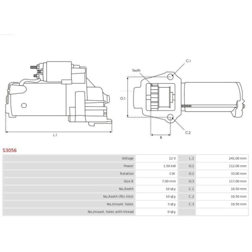 AS-PL Starter Brandneu AS-PL