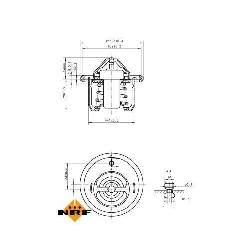 NRF Thermostat, K&uuml;hlmittel EASY FIT 725152