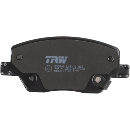 TRW Bremsbelagsatz, Scheibenbremse GDB2151
