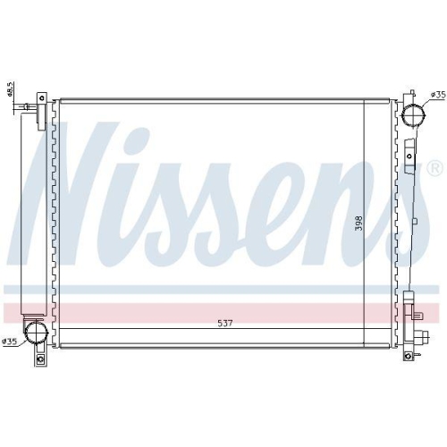 NISSENS K&uuml;hler, Motork&uuml;hlung 61006