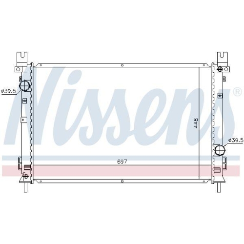 NISSENS K&uuml;hler, Motork&uuml;hlung 61028