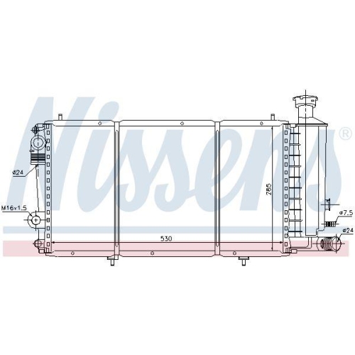 NISSENS K&uuml;hler, Motork&uuml;hlung 61353