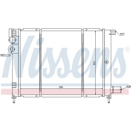 NISSENS K&uuml;hler, Motork&uuml;hlung ** FIRST FIT ** 61397