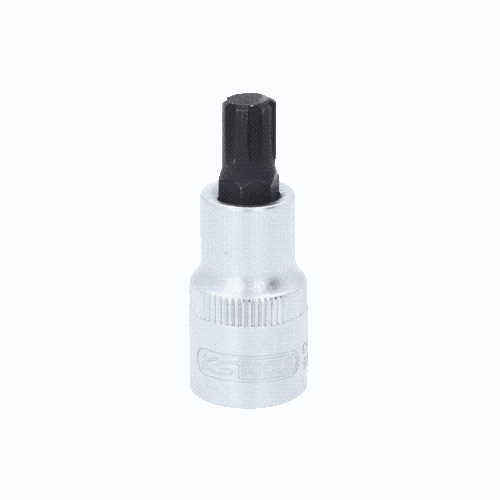 1/2 Zoll Bit-Stecknuss f&uuml;r RIBE-Schrauben, kurz, M10 KS TOOLS 911.9406