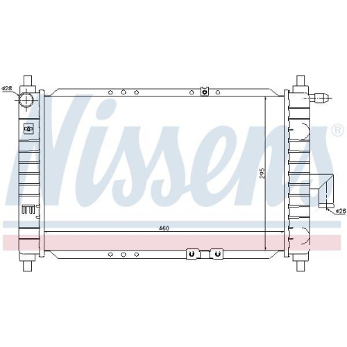 NISSENS K&uuml;hler, Motork&uuml;hlung 61646