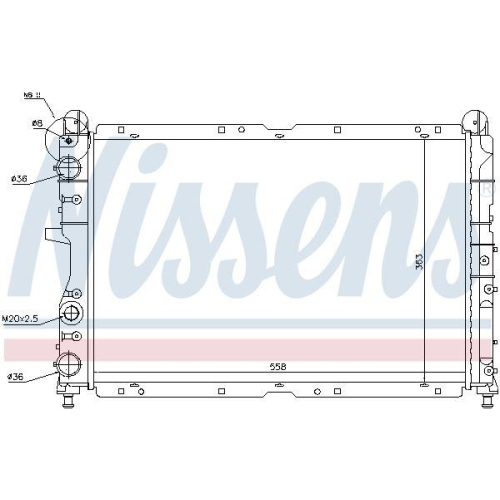 NISSENS K&uuml;hler, Motork&uuml;hlung 61847