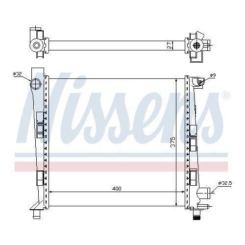 NISSENS K&uuml;hler, Motork&uuml;hlung 62546