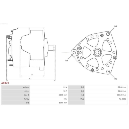 AS-PL Generator Brandneu AS-PL