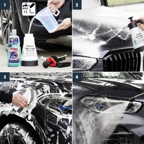 SONAX XTREME FoamInvasion Shampoo Sonderedition 1 Liter Auto Schaum Reiniger