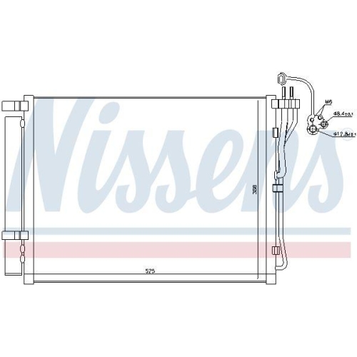 NISSENS Kondensator, Klimaanlage 940699