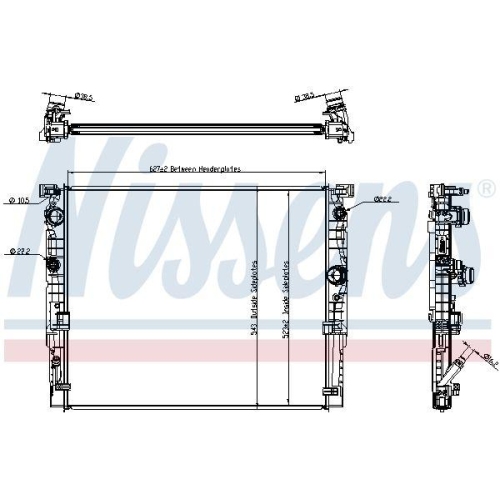 NISSENS K&uuml;hler, Motork&uuml;hlung 606236