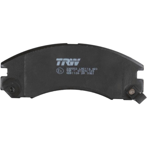 TRW Bremsbelagsatz, Scheibenbremse COTEC GDB1126