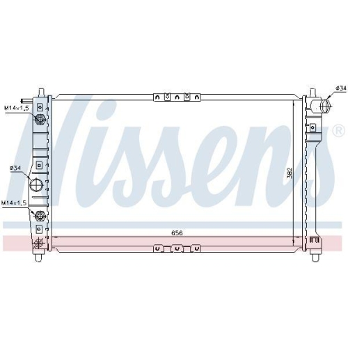 NISSENS K&uuml;hler, Motork&uuml;hlung ** FIRST FIT ** 616671