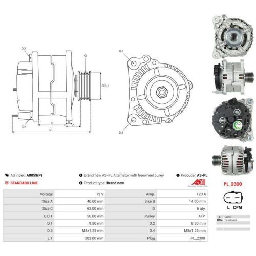AS-PL Generator AS A0059(P)