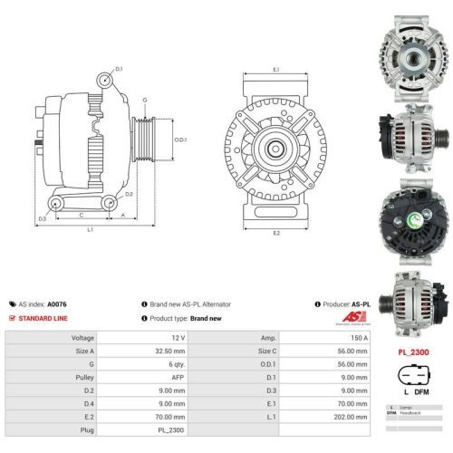 AS-PL Generator AS A0076