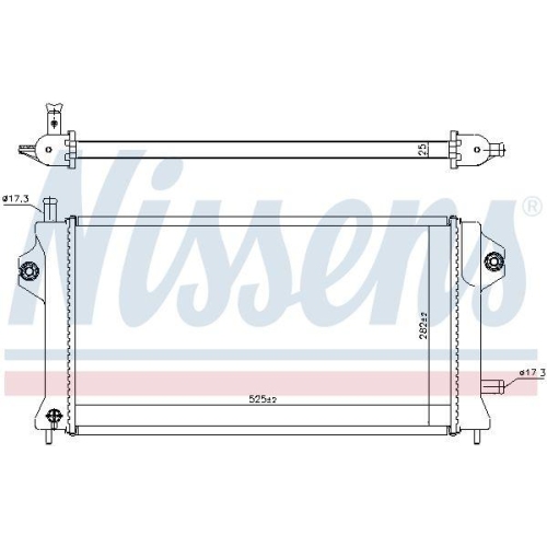 NISSENS K&uuml;hler, Motork&uuml;hlung 606529