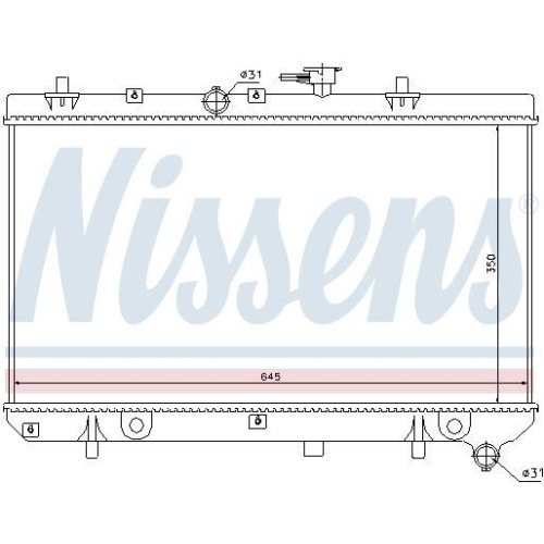 NISSENS K&uuml;hler, Motork&uuml;hlung 66665