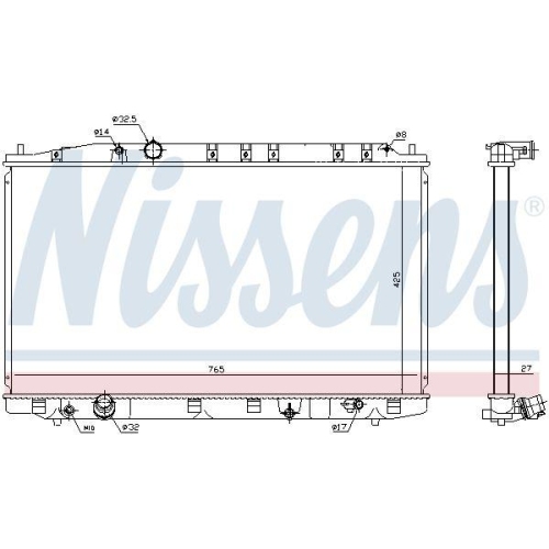 NISSENS K&uuml;hler, Motork&uuml;hlung ** FIRST FIT ** 68137