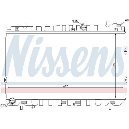 NISSENS K&uuml;hler, Motork&uuml;hlung 66681