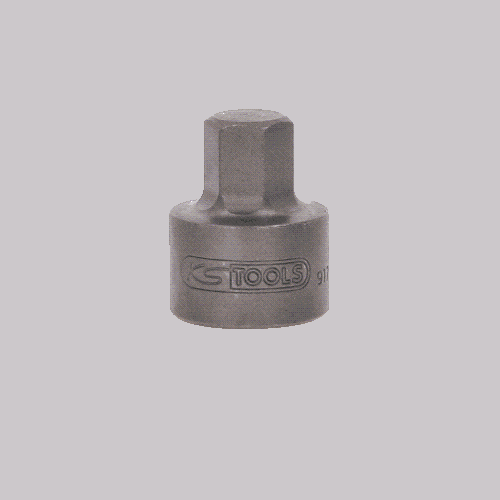 3/8 Zoll Bit-Stecknuss Innensechskant, kurz, 10 mm KS TOOLS 917.4007