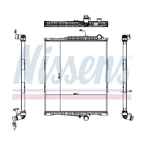 NISSENS K&uuml;hler, Motork&uuml;hlung 654790