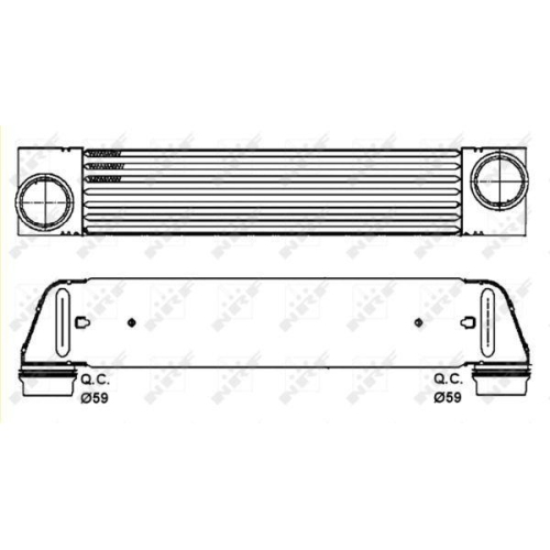 NRF Ladeluftkühler 30317