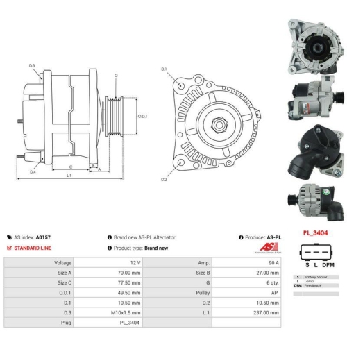 AS-PL Generator AS A0157