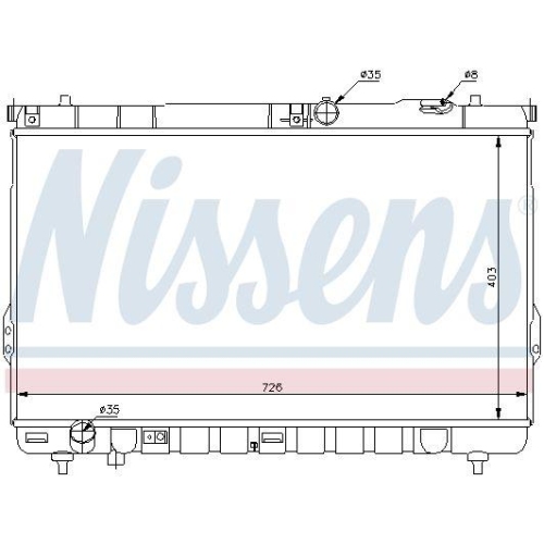 NISSENS K&uuml;hler, Motork&uuml;hlung 67031