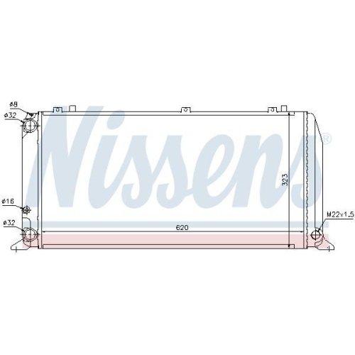 NISSENS K&uuml;hler, Motork&uuml;hlung 60488