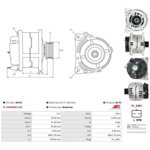 AS-PL Generator AS A0164