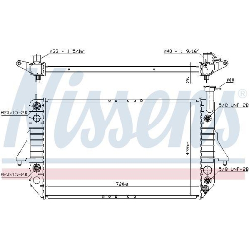 NISSENS K&uuml;hler, Motork&uuml;hlung 60909
