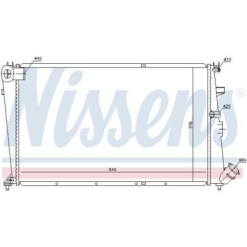 NISSENS K&uuml;hler, Motork&uuml;hlung 61233