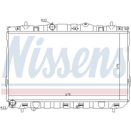 NISSENS K&uuml;hler, Motork&uuml;hlung 67469