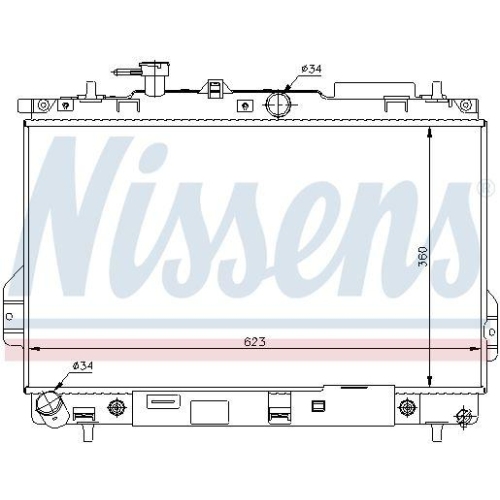 NISSENS K&uuml;hler, Motork&uuml;hlung 67480