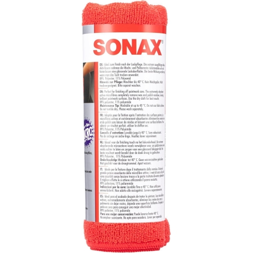 SONAX MicrofaserTuch Außen - der Lackpflegeprofi 04162410