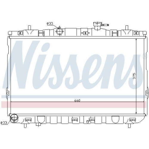 NISSENS K&uuml;hler, Motork&uuml;hlung 67494