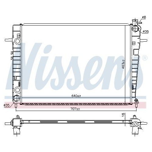 NISSENS K&uuml;hler, Motork&uuml;hlung ** FIRST FIT ** 67618