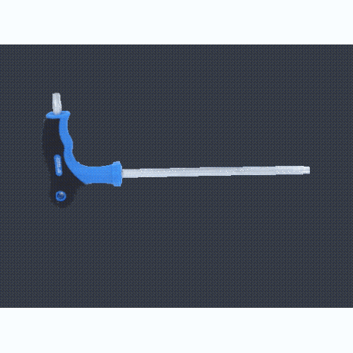 T-Griff-Torx mit Stirnlochbohrung-Winkelstiftschl&uuml;ssel T40 x 150 mm BT041017