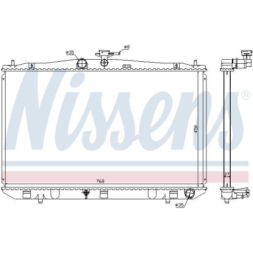 NISSENS K&uuml;hler, Motork&uuml;hlung 646833