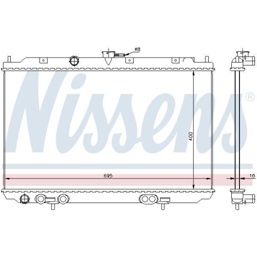 NISSENS K&uuml;hler, Motork&uuml;hlung 68718