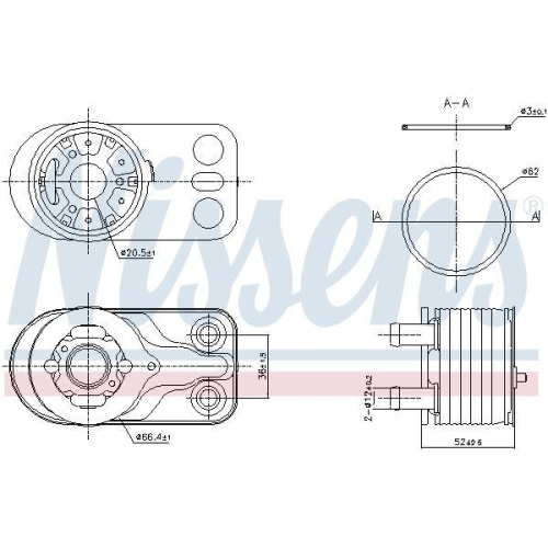 NISSENS &Ouml;lk&uuml;hler, Motor&ouml;l ** FIRST FIT ** 91422