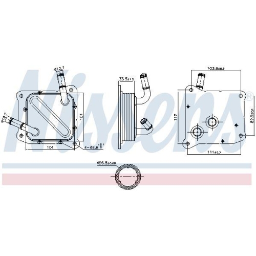 NISSENS &Ouml;lk&uuml;hler, Automatikgetriebe ** FIRST FIT ** 91181