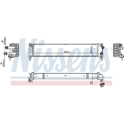 NISSENS K&uuml;hler, Motork&uuml;hlung 607179