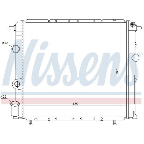 NISSENS K&uuml;hler, Motork&uuml;hlung 63887