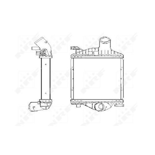 NRF Ladeluftkühler 30423