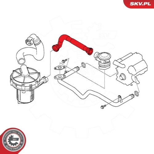 ESEN SKV Schlauch, Kurbelgehäuseentlüftung